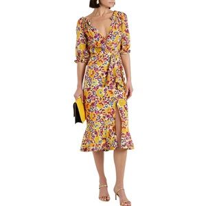 Saloni Olivia Midi Dress